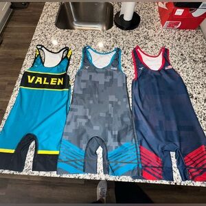 Boys wrestling takedown singlets
